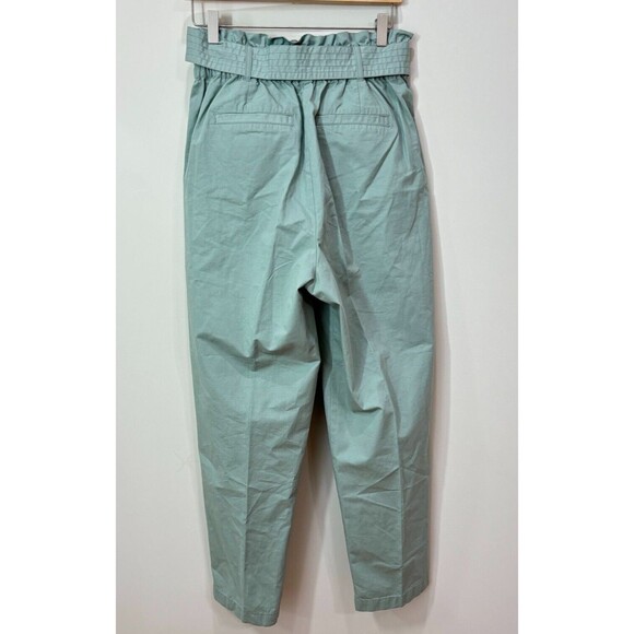 Steve Madden Paperbag Pants Size M Olive Green NWT Gorpcore Trousers High Rise - Picture 5 of 15